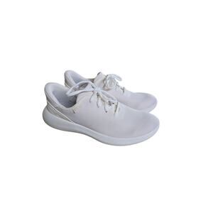 Kizik Madrid Eco Knit Marshmallow Cream Slip-On Hands Free Sneakers Size 9